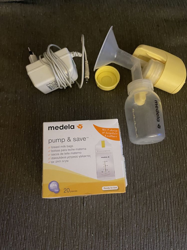 Bomba eletrica para de leite materno Medela e acessorios