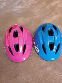 Capacete criança BTWIN - azul e rosa