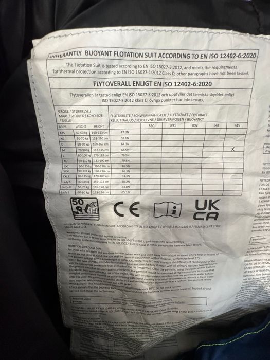 Kombinezon wędkarski wypornościowy FLADEN rozm L i XL