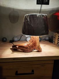 Lampka drewniana