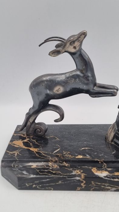 Figura antylopy z kałamarzem Art-Deko
