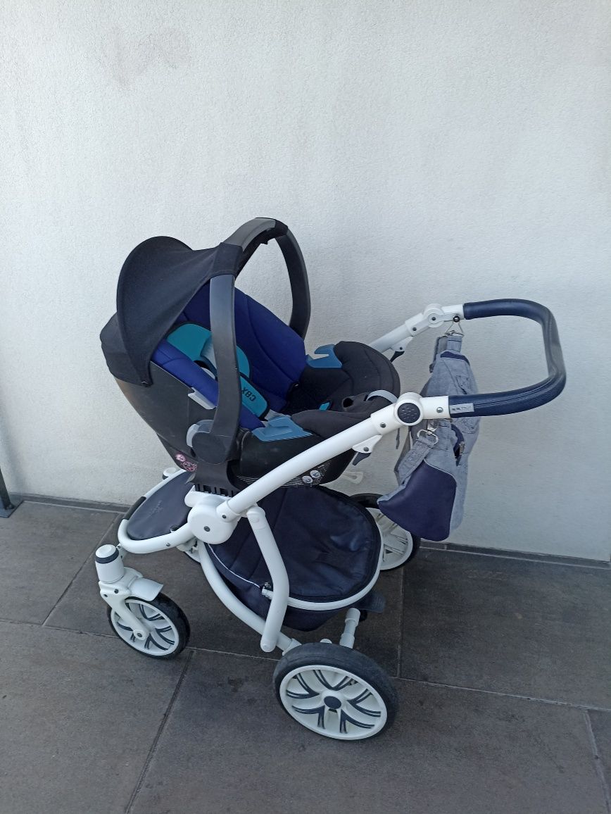 Wózek 3/1 Bebetto Torino z fotelikiem cybex