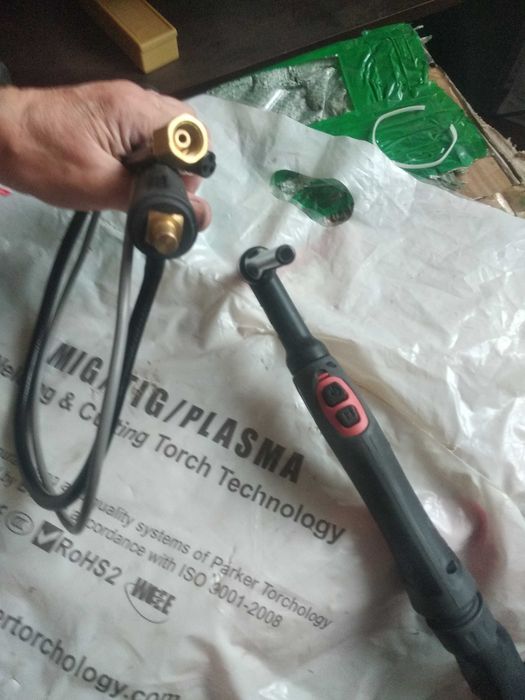 горілка оргонова бінцель 3м. до сварочного апарату(аргонодугового)нова