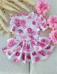 Spódniczka w kwiaty nikol fashion 86-104