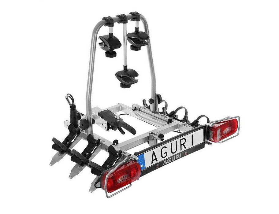 AGURI Cruiser 3 NOWOŚĆ Silver Bagażnik Platforma Hak Dystrybutor