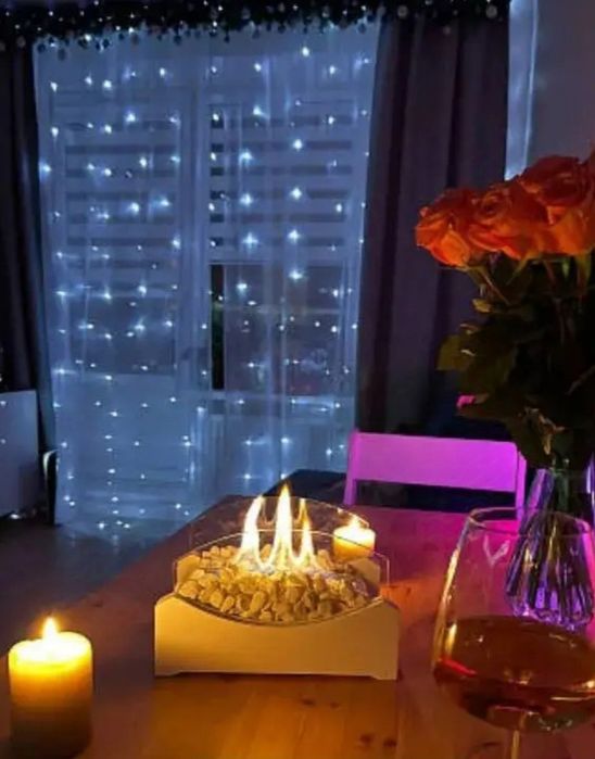 Біокамін настільний (новий) є живе відео