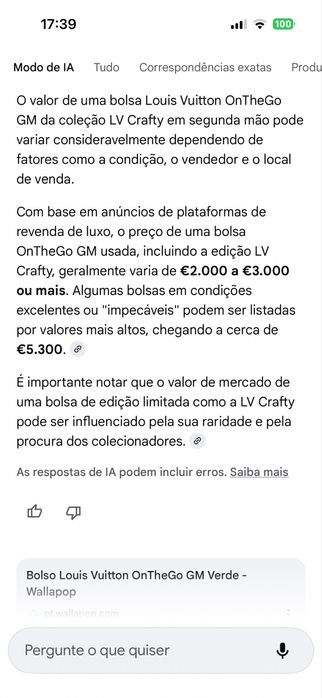 Mala LV precisa de uma boa lavagem