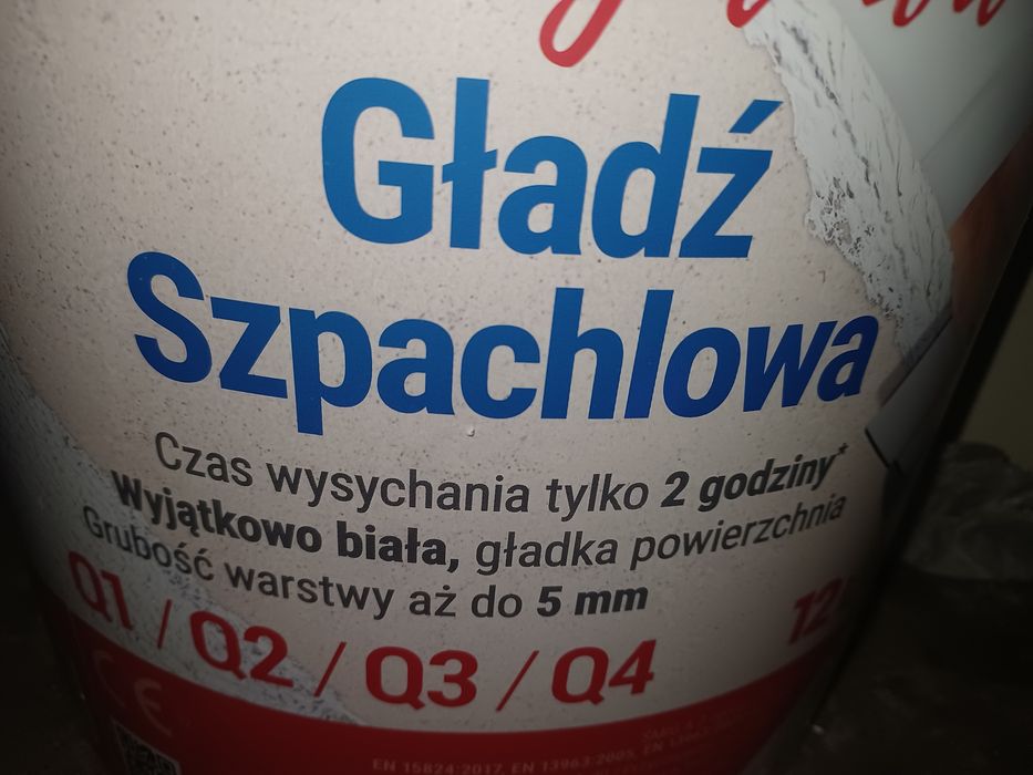ŚMIG A-2 gładź szpachlowa biała 12L 20KG