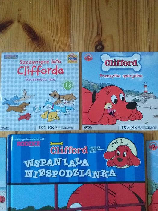 Clifford książka Wspaniała niespodzianka i filmy