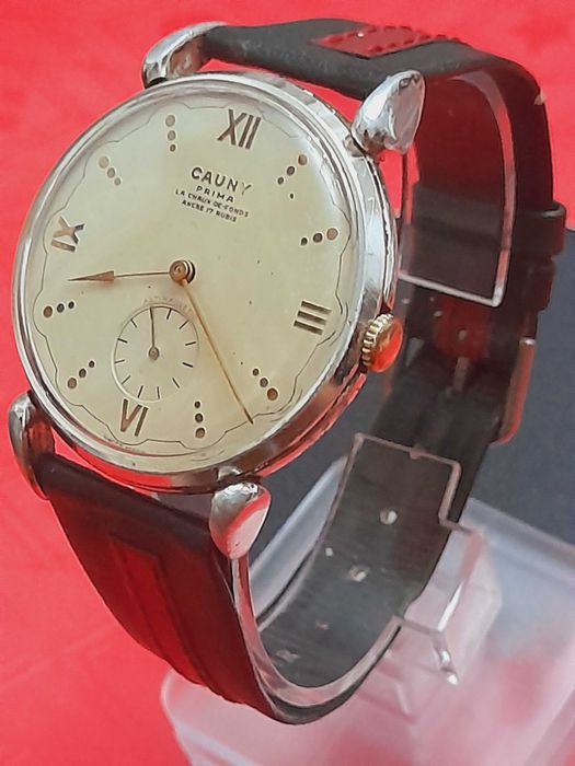 Relógio Vintage CAUNY Corda Manual