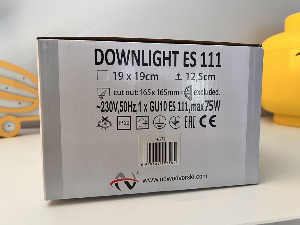 Lampa DOWNLIGHT ES111 czarna 9571 Nowodvorski