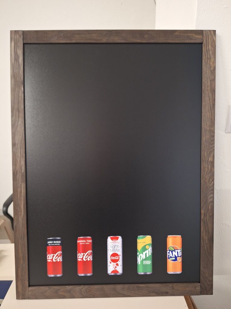 Tablica kredowa 70x50 dwustronna