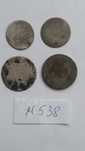 D5+ M538 ,zestaw monet srebrne 1810 i inne 1876 pfennig