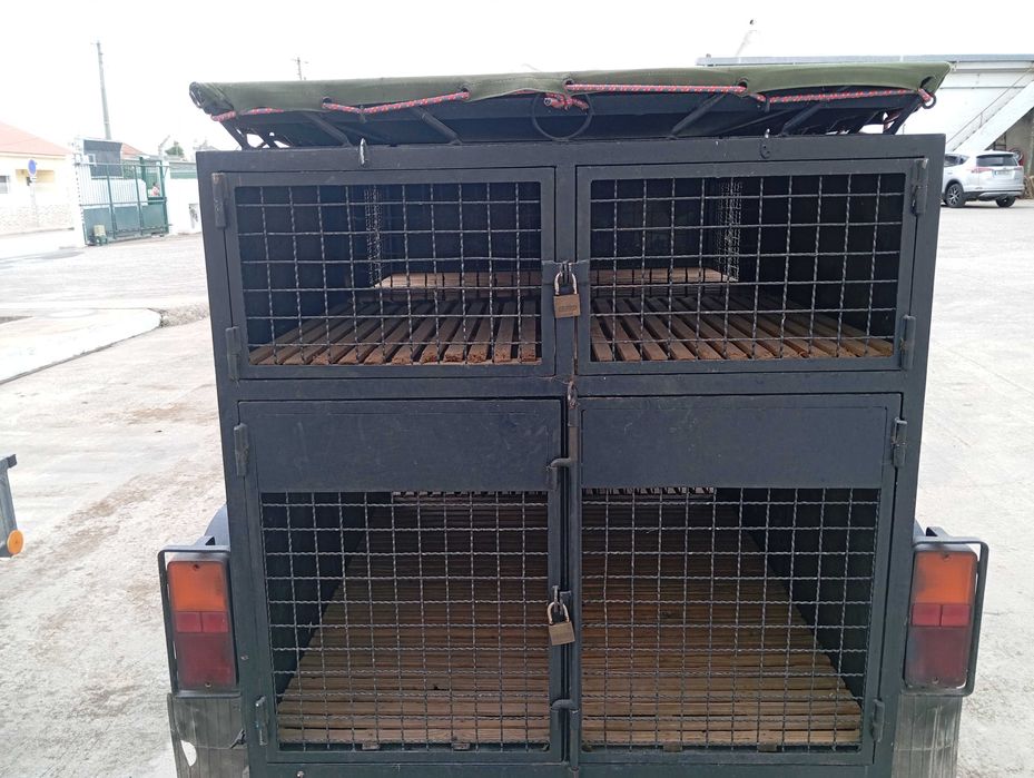 Reboque para transporte de cães