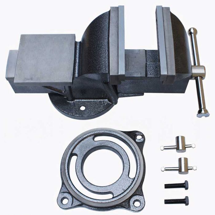 Nowe IMADŁO Stołowe Obrotowe Ślusarskie Żeliwne 125mm + Kowadło (-20%)