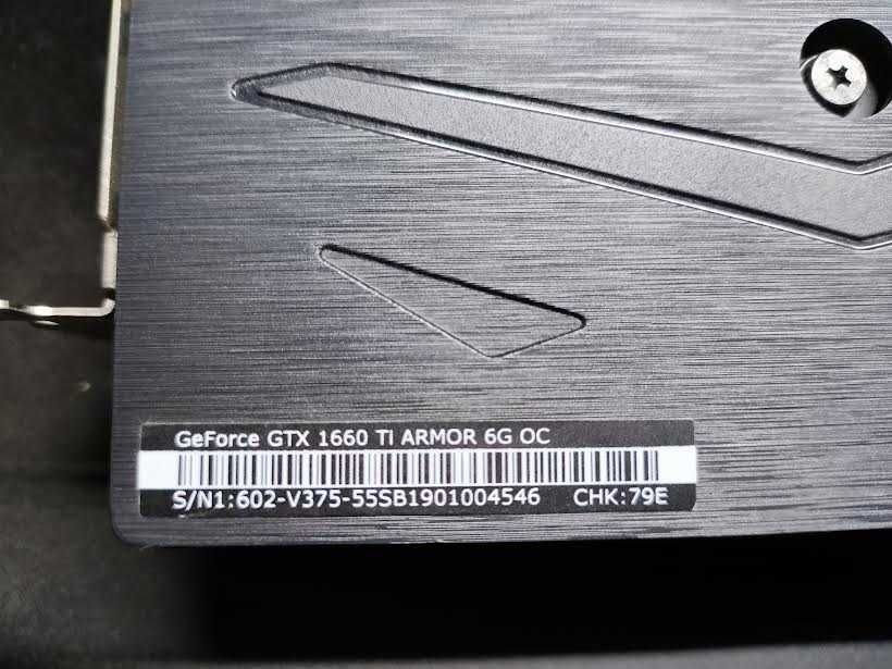 Placa Grafica MSI - Geforce GTX 1660 Ti Armor 6G OC