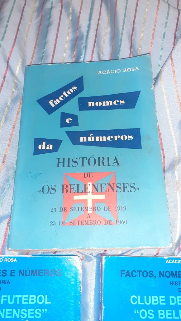 Clube Os Belenenses Factos Nomes Numeros raro 3 livros