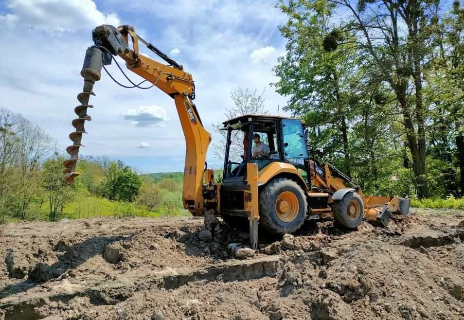 Буріння Гідробур, Ямобур, Мотобур, Виготовлення паль Бурение Гидробур,