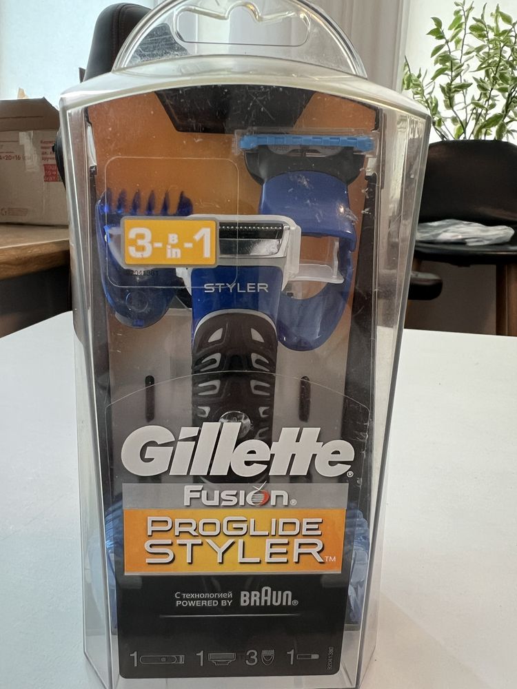 Gillette styler 3 в 1 Бритва Триммер