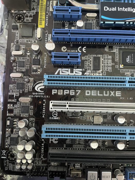 Zestaw: Intel i7‑3770 + byAsus P8P67 Deluxe + 16 GB RAM DDR3 1866 MHz