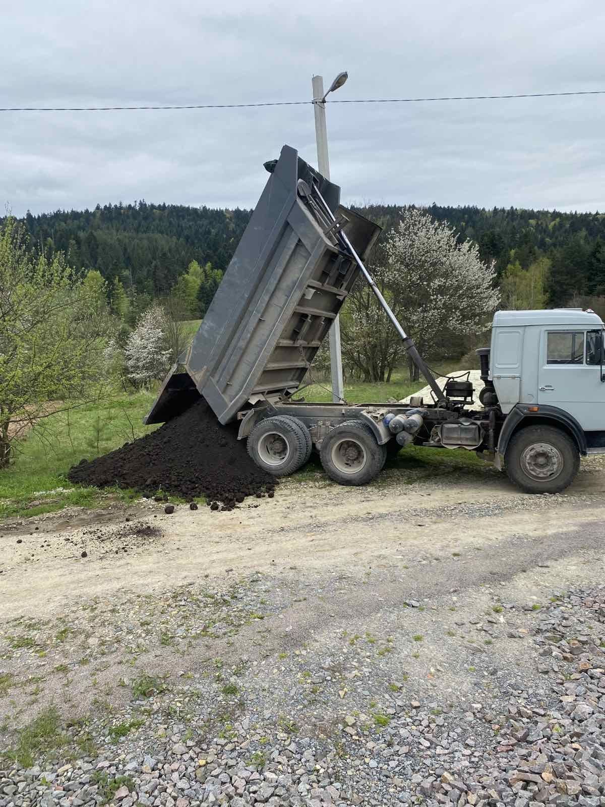 Чорнозем, торф,пісок,щебінь,вивіз будівельного сміття