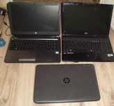 4szt. laptopy HP 2szt. i Fujitsu 2szt. na części lub do naprawy...