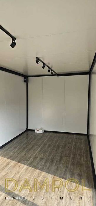 GOTOWY Pawilon TRANSPORT GRATIS Kiosk Biuro Sklep Komis kontener 6x3 m