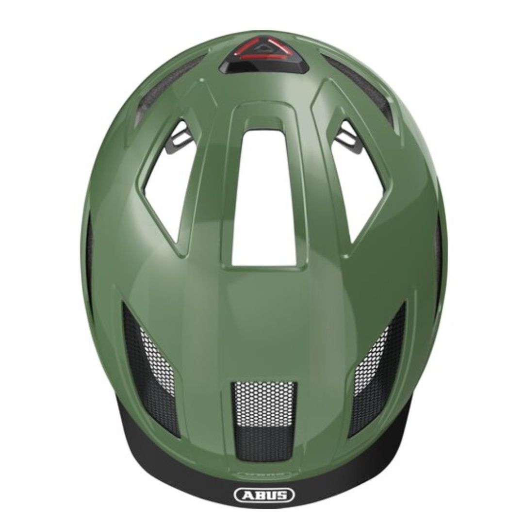 Kask rowerowy ABUS Hyban 2.0 Zielony Miejski (rozmiar XL)