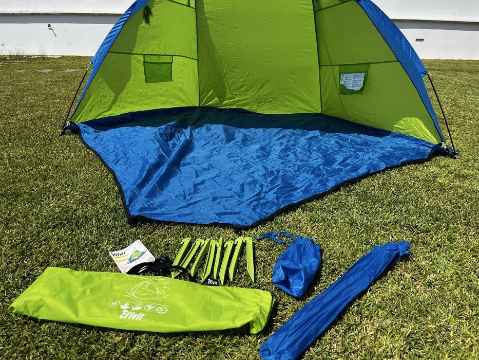 Tenda corta-vento Crivit para praia