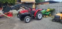 Mitsubishi mt 21 z turem mini traktorek ogrodniczy 4x4