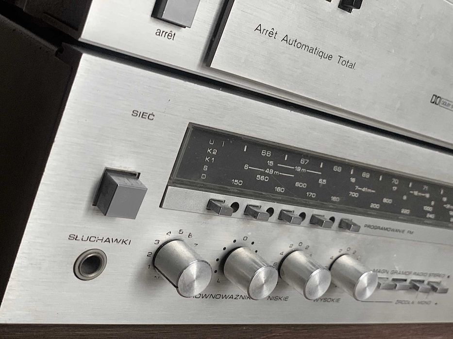 UNITRA - zestaw stereo gramofon ampli deck