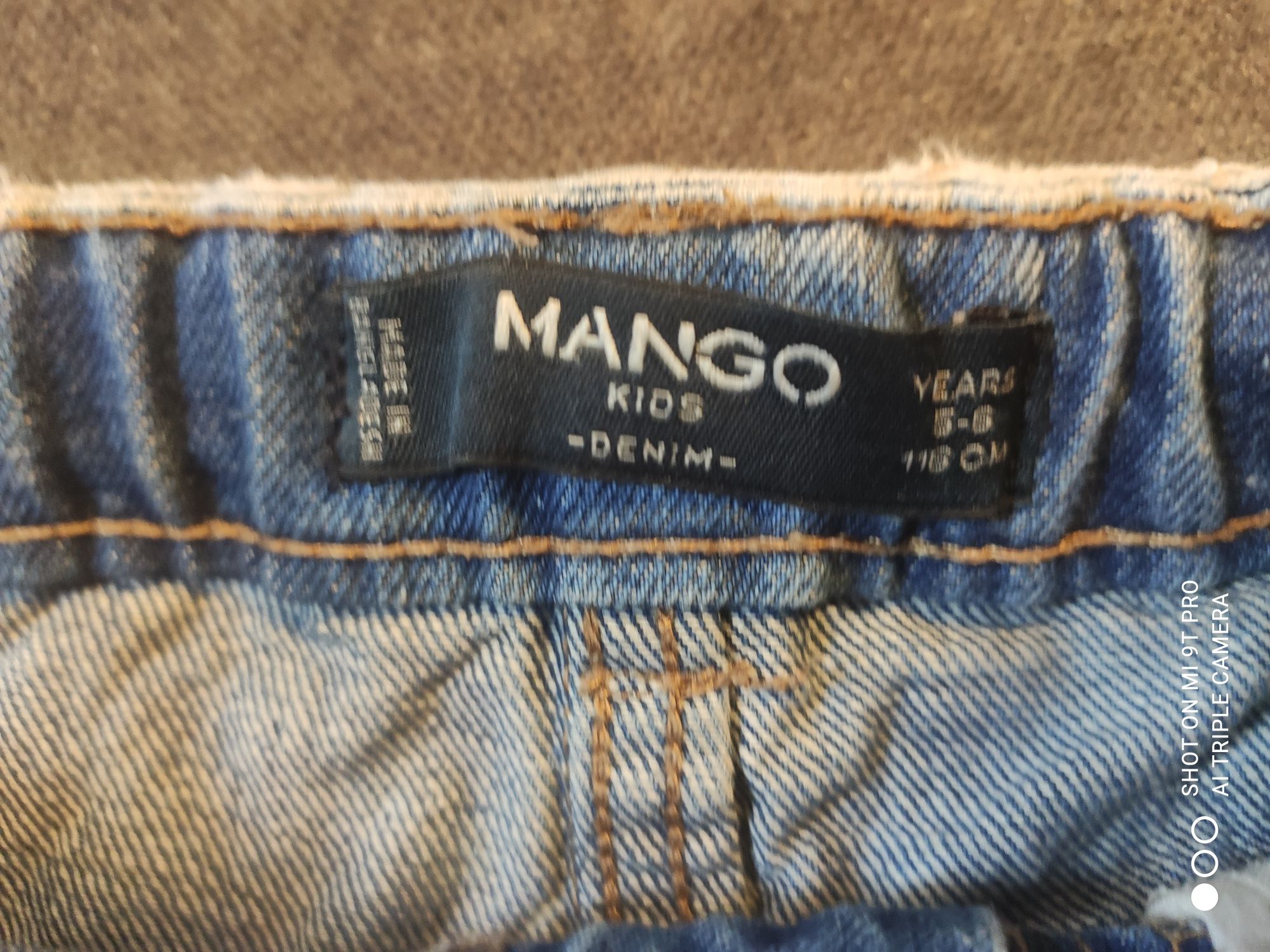 Детские джинсовые шорты mango 5-6 лет рост 116