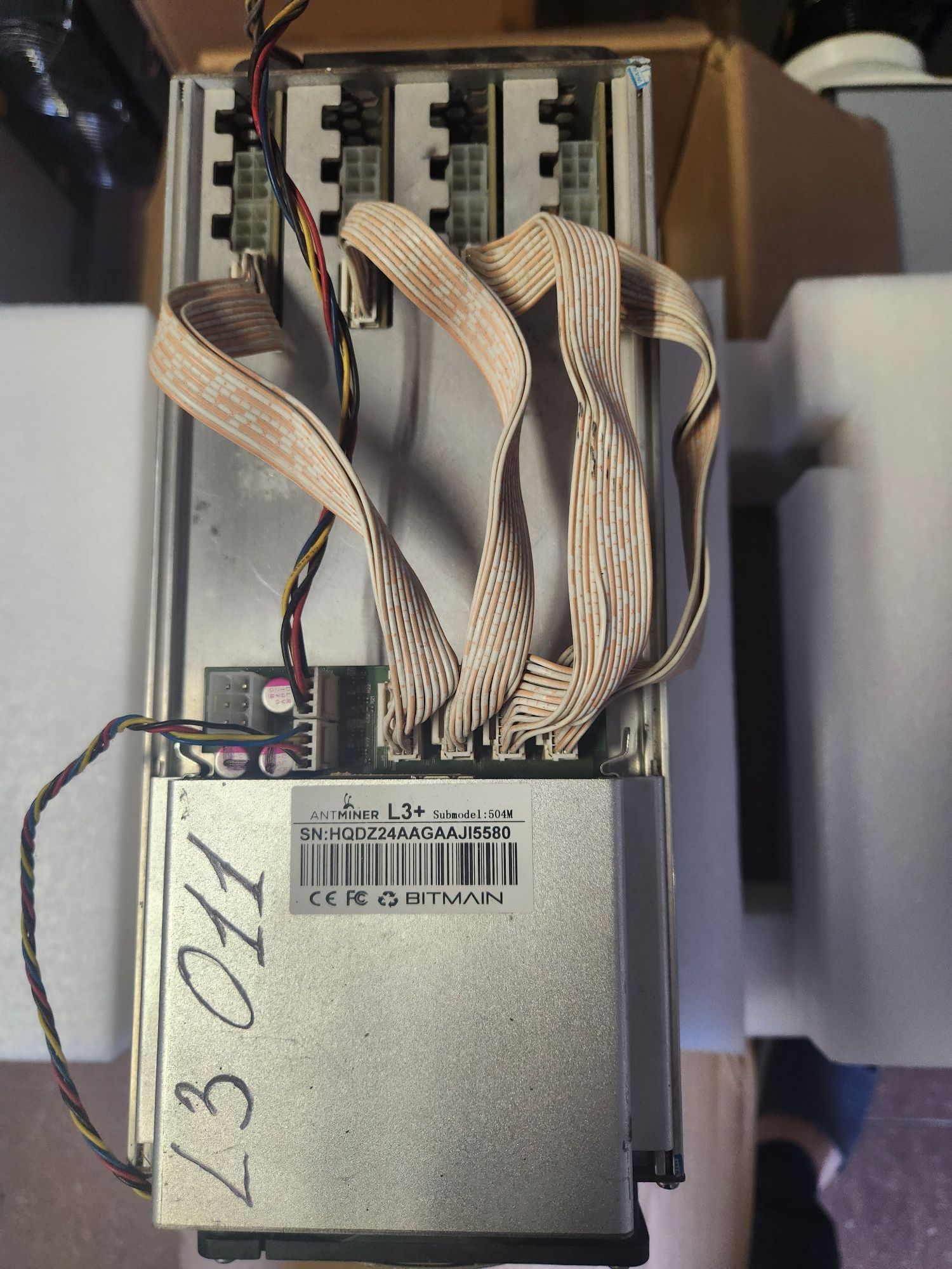 Асик asic L3 б.у. без блока  питания либо комплектующие.