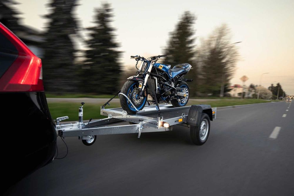 Przyczepka motocyklowa 316x220 UNITRAILER MOTO 1 DMC 300-750 kg
