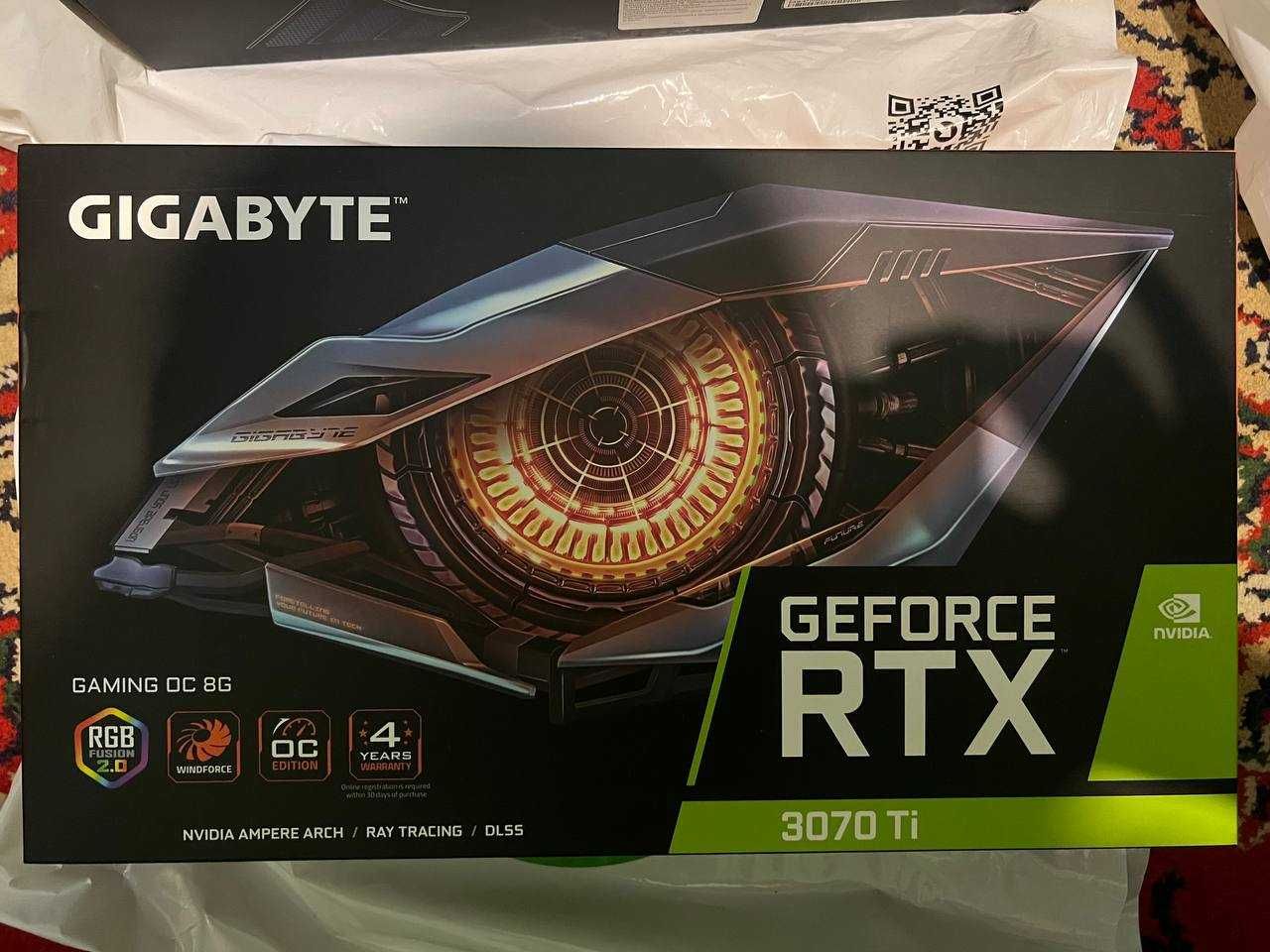 Видеокарта GIGABYTE GeForce RTX3070 Ti 8Gb GAMING