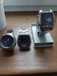 Trzy zegarki Casio