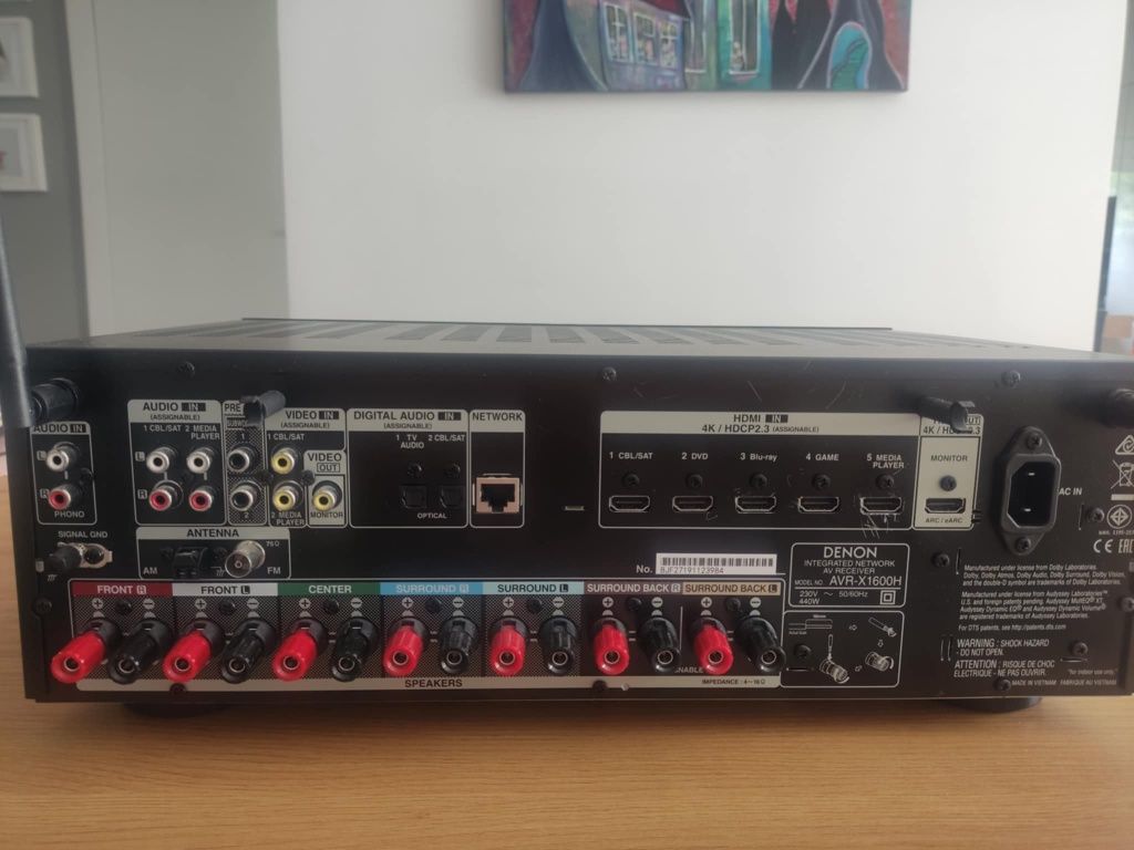 Amplituner Denon AVR X1600H