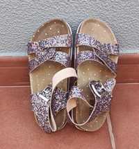 Sandálias com glitter