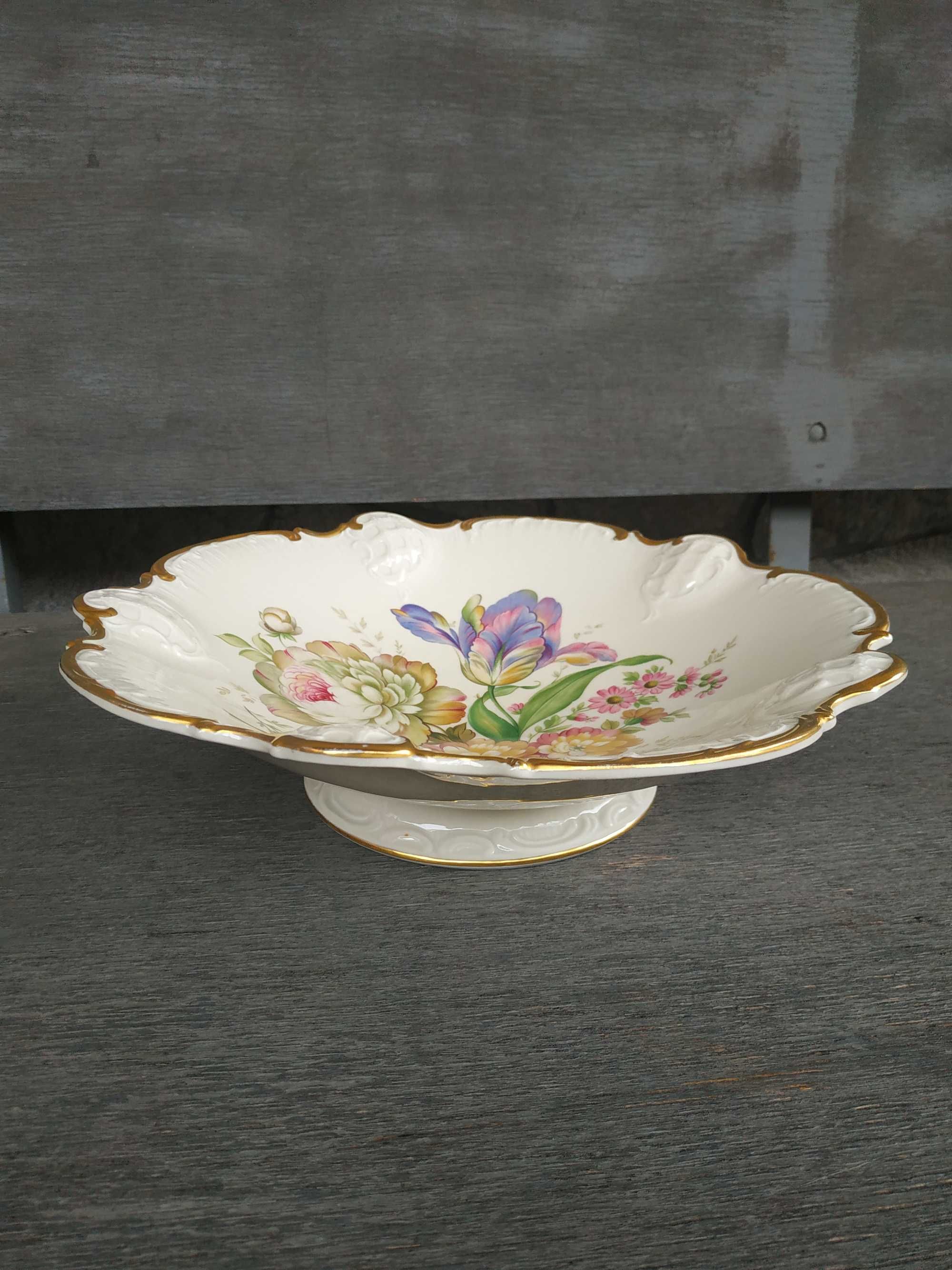 Блюдо на ножке тарелка Розенталь Rosenthal Германия Антиквариат Фарфор
