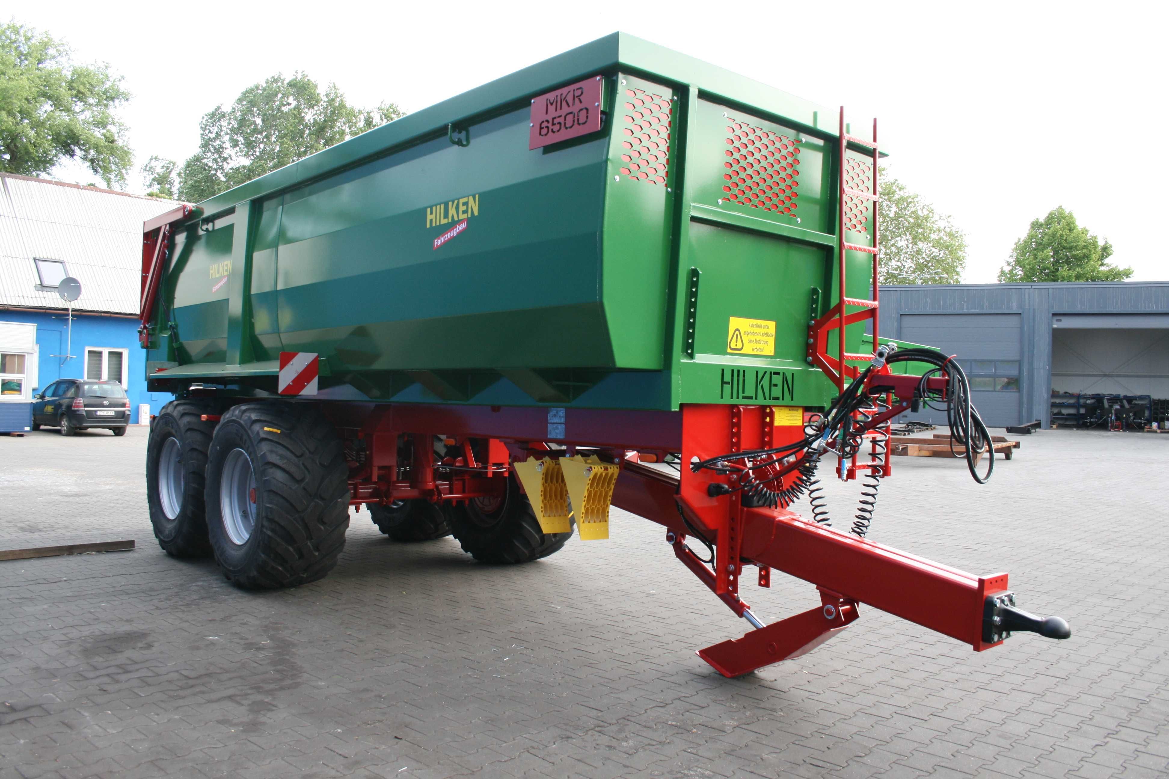 Przyczepa skorupowa MKR6500 od HILKEN Fahrzeugbau,koła 560/60R22,5