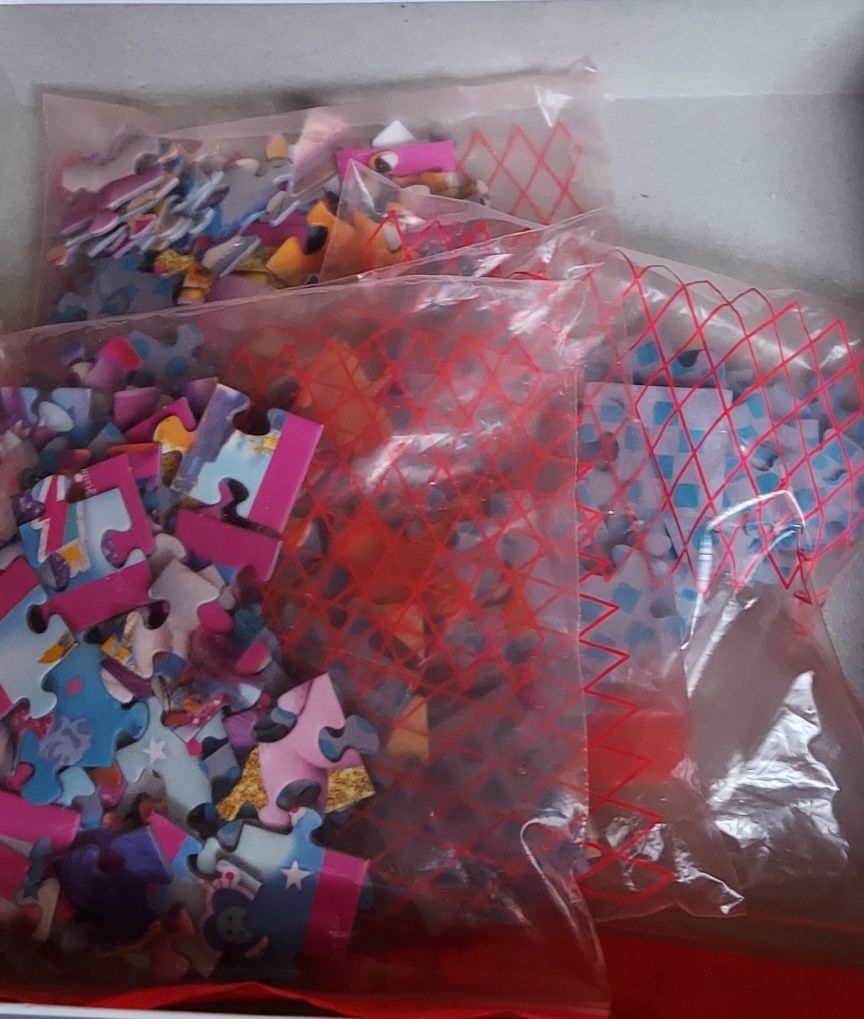 Puzzle 4+ 5+ 6+ 7+ my little pony elsa koci domek gabi barbie