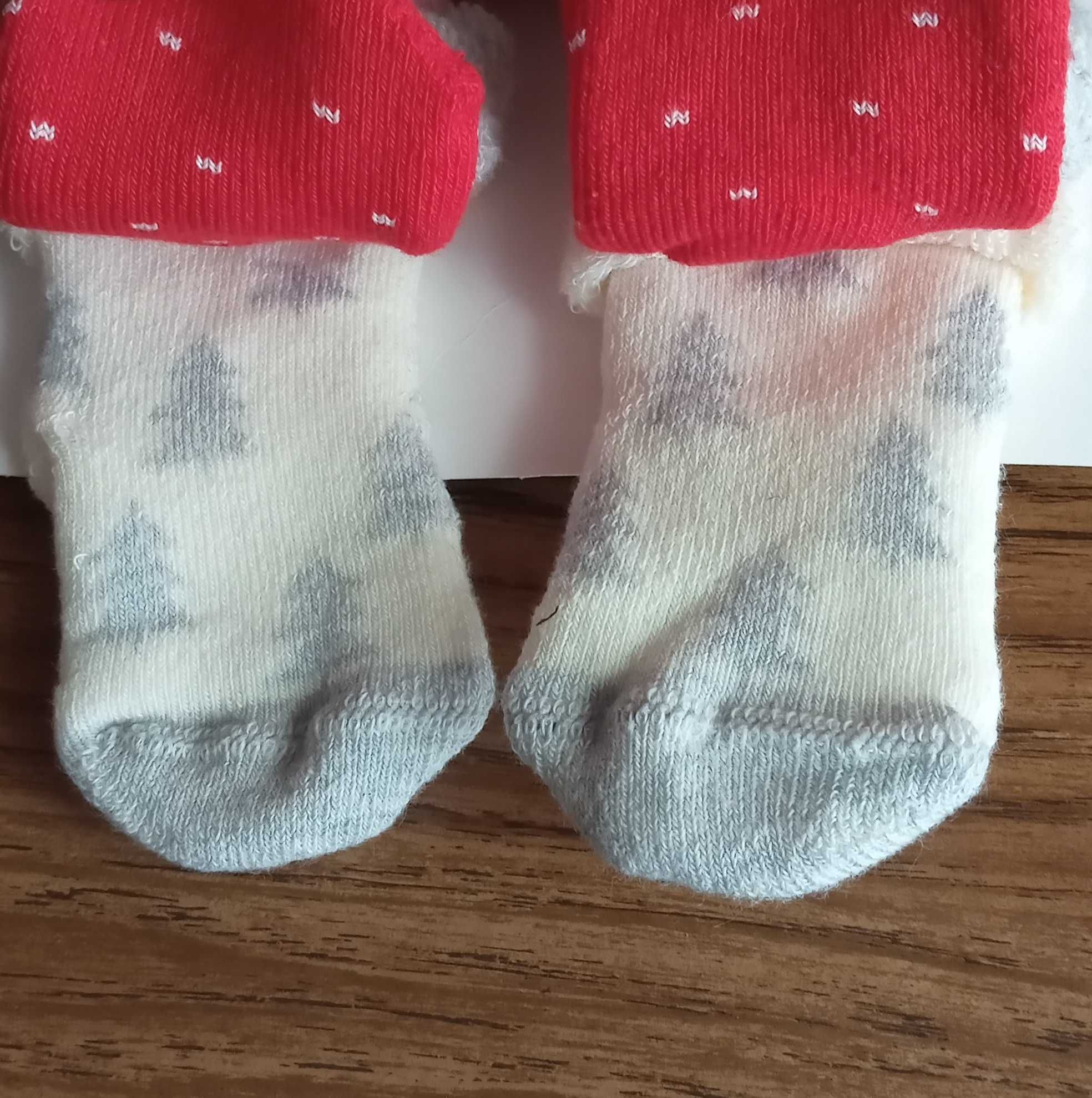 Новый набор носков Lupilu  для новорожденных  3 штуки 0-3 мес.