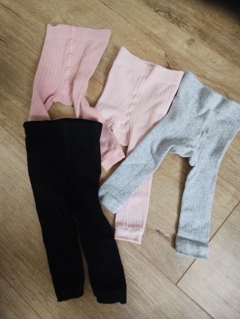 Zestaw legginsów dla dziewczynki H&M rozmiar 50/56