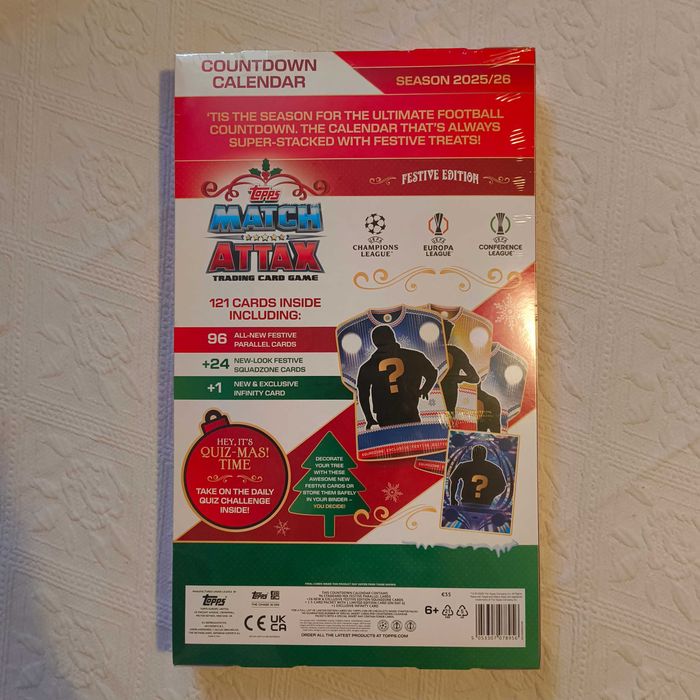 Countdown Calendar Topps Match Attax 25/26