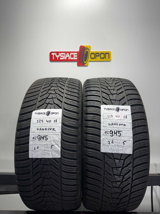 Opony Zimowe 225/40/18 Hankook WinterIceptEvo3 #Z975