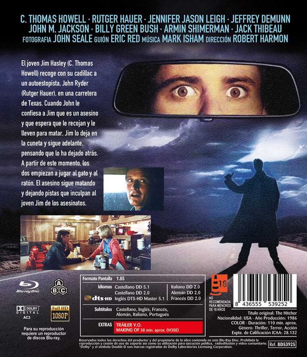 Carretera Al Infierno/Terror na Auto-Estrada (Blu-Ray)-Importado