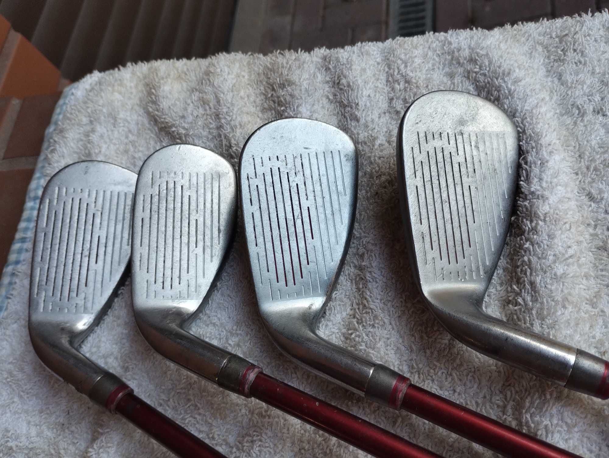 Zestaw kijów golfowych Cobra Baffler żelaza + woody