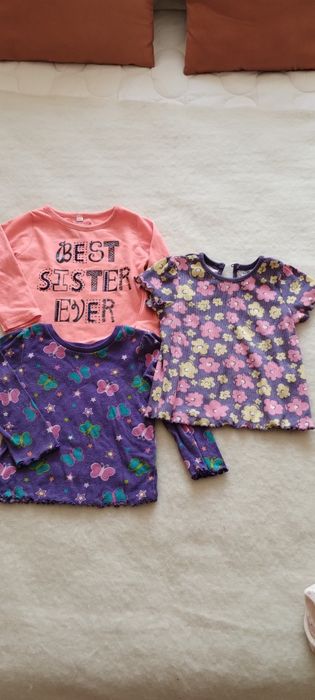 Paka ubrań dla dziewczynki rozmiar 80