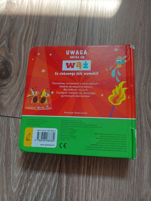 Uwaga Wąż, książeczka sensoryczna dla dzieci