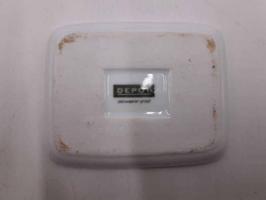 Maselniczka biała mała Depot ceramiczna mała